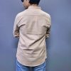 Casual Beige kurti collar shirts - Image 4